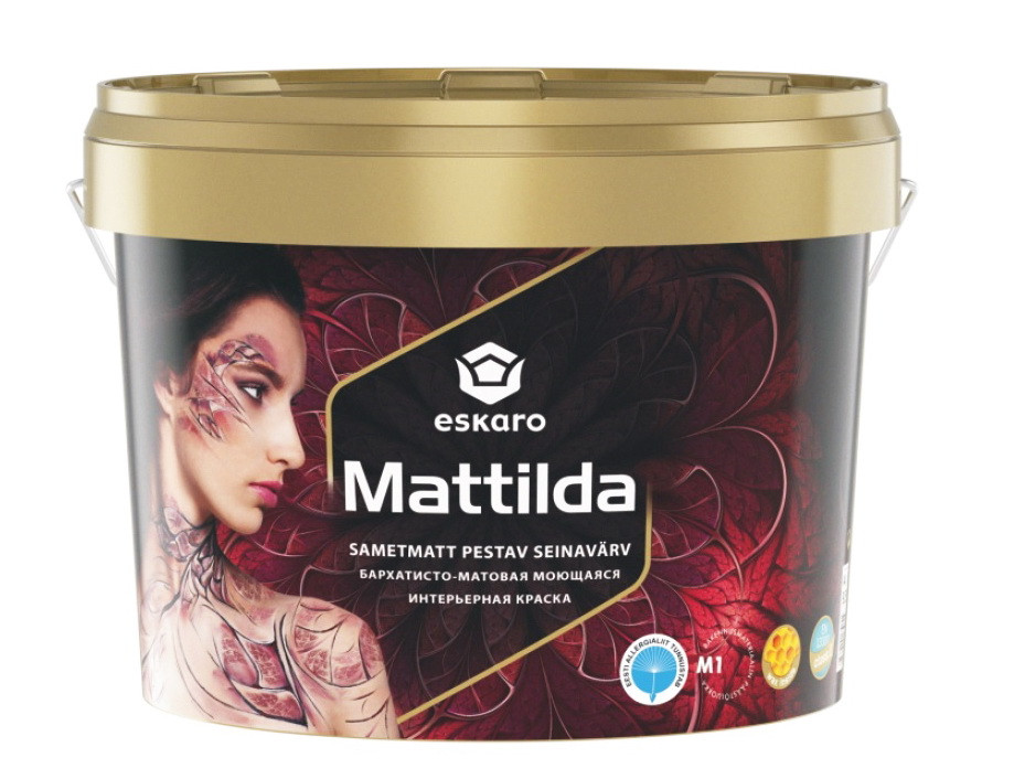 Mattilda мийна фарба для стін і стель Eskaro 2,85л