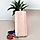 Подарунковий жіночий набір №87: обкладинка на паспорт + ключниця (рожеві квіти), фото 5