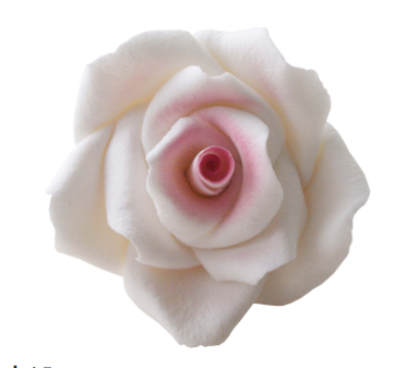 Цукрова Троянда з мастики (велика) d-65 ТМ Добрик
