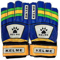 Вратарские перчатки Latex Foam Kelme, размер 8, оранж-синий