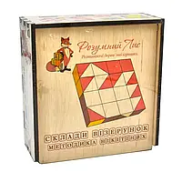 Склади візерунок Методика Нікітіних Розвиваюча деревяна іграшка 90050
