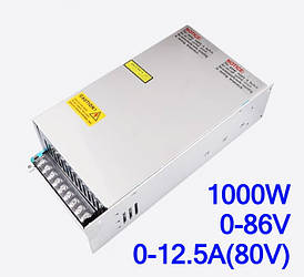 Регульований блок живлення 80V 0-12,5A 0-86V 1000W CHSTSI MS-1000-80