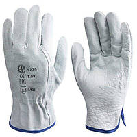 Перчатки кожаные защитные рабочие 10 размер