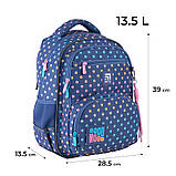 Шкільний набір Kite Good Mood (рюкзак, пенал, сумка) 39х28.5х13.5, 13.5 л, синій SET_K24-773M-3, фото 2