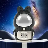 Копилка зайчик сейф, космонавт SPACE RABBIT PIGGY BANK