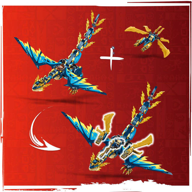 LEGO 71796 ЛЕГО Ninjago Дракон стихій проти робота Володарки