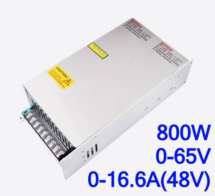 Регульований блок живлення 48V 0-16,6A 0-65V 800W CHSTSI MS-800-48