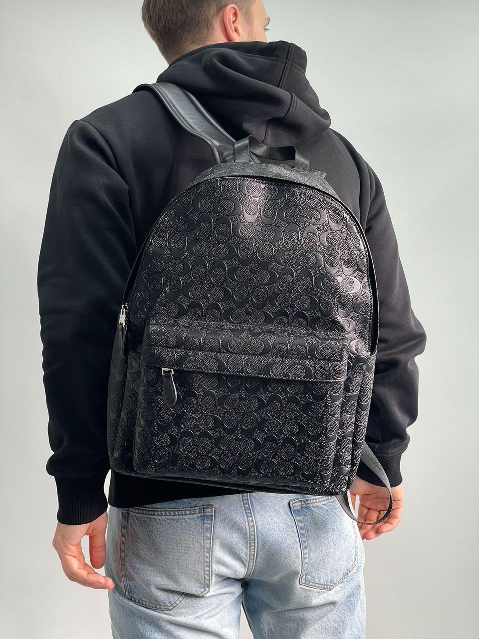 Рюкзак чорного кольору Coach Charter Backpack
