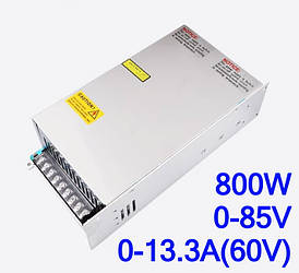 Регульований блок живлення 60V 0-13,3A 0-85V 800W CHSTSI MS-800-60
