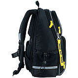 Рюкзак шкільний Kite Education DC Comics Batman 38x28x15, 13.25 л, чорний ((DC24-702M (LED)), фото 4