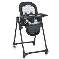 Стільчик для годування El Camino ME 1037-B CRYSTAL (black gold) Чорний