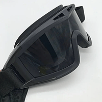 Балистичні захисні окуляри зі змінними лінзами (чорні)