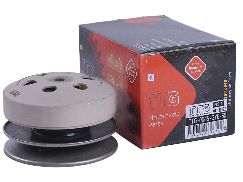 Варіатор задній у зборі (зчеплення) - 50CC4T - TTG, фото 1