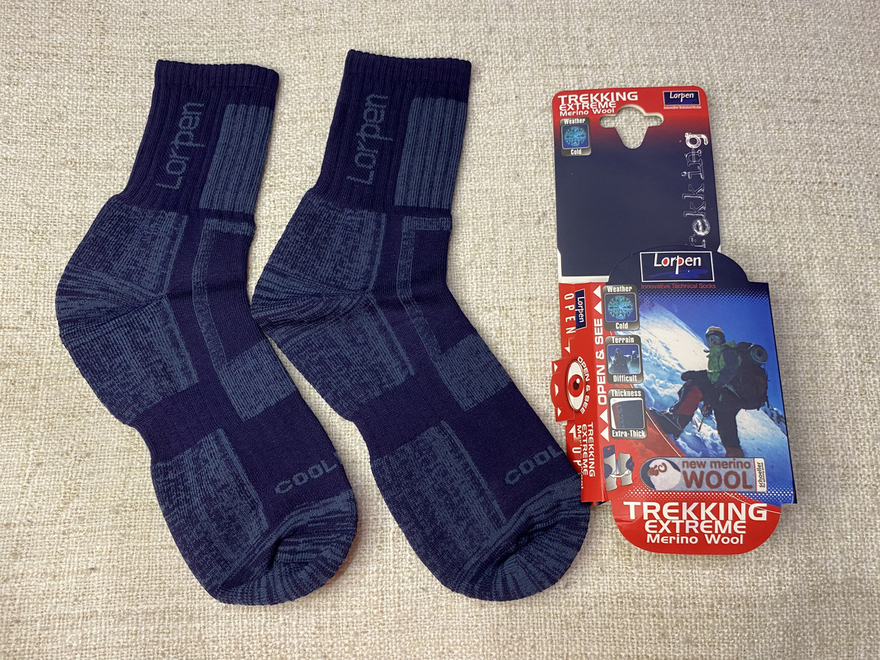Шкарпетки Lorpen Trekking Extreme Merino Wool, фото 1