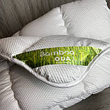 Ковдра полуторна 155х210см, наповнювач - Бамбукове волокно ODA bamboo Одіяло півторашний розмір, фото 3