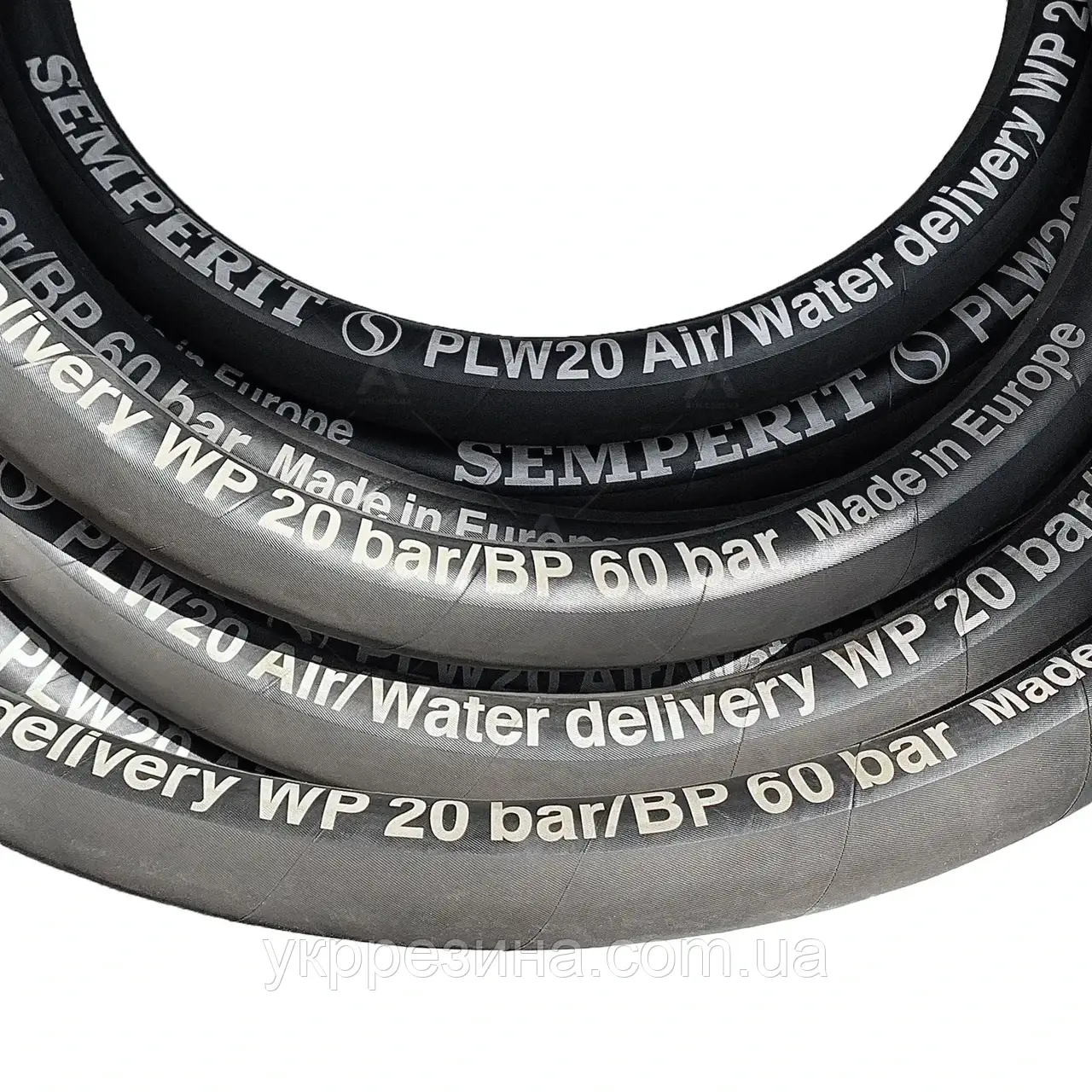 Рукав для стисненого повітря  та води PLW20 Semperit 10х3,5мм 20 bar, фото 1