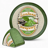 Сыр с зеленым песто Landana Green Pesto, 4 кг