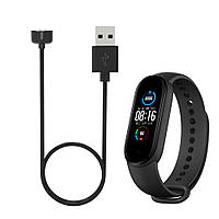 Кабель USB зарядный Prime для фитнес-браслета Xiaomi Mi Band 5, Mi Band 6, Mi Band 7, чёрный