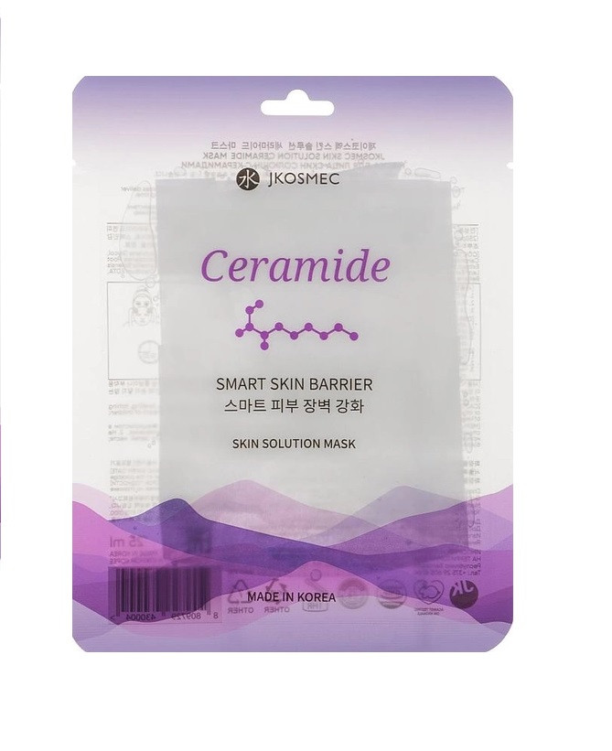 Тканинна маска для обличчя з керамідами Jkosmec Skin Solution Ceramide Mask 25 мл