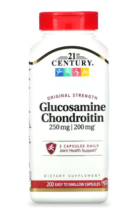 Глюкозамін і Хондроітин 21st Century Glucosamine Chondroitin 200 капс США