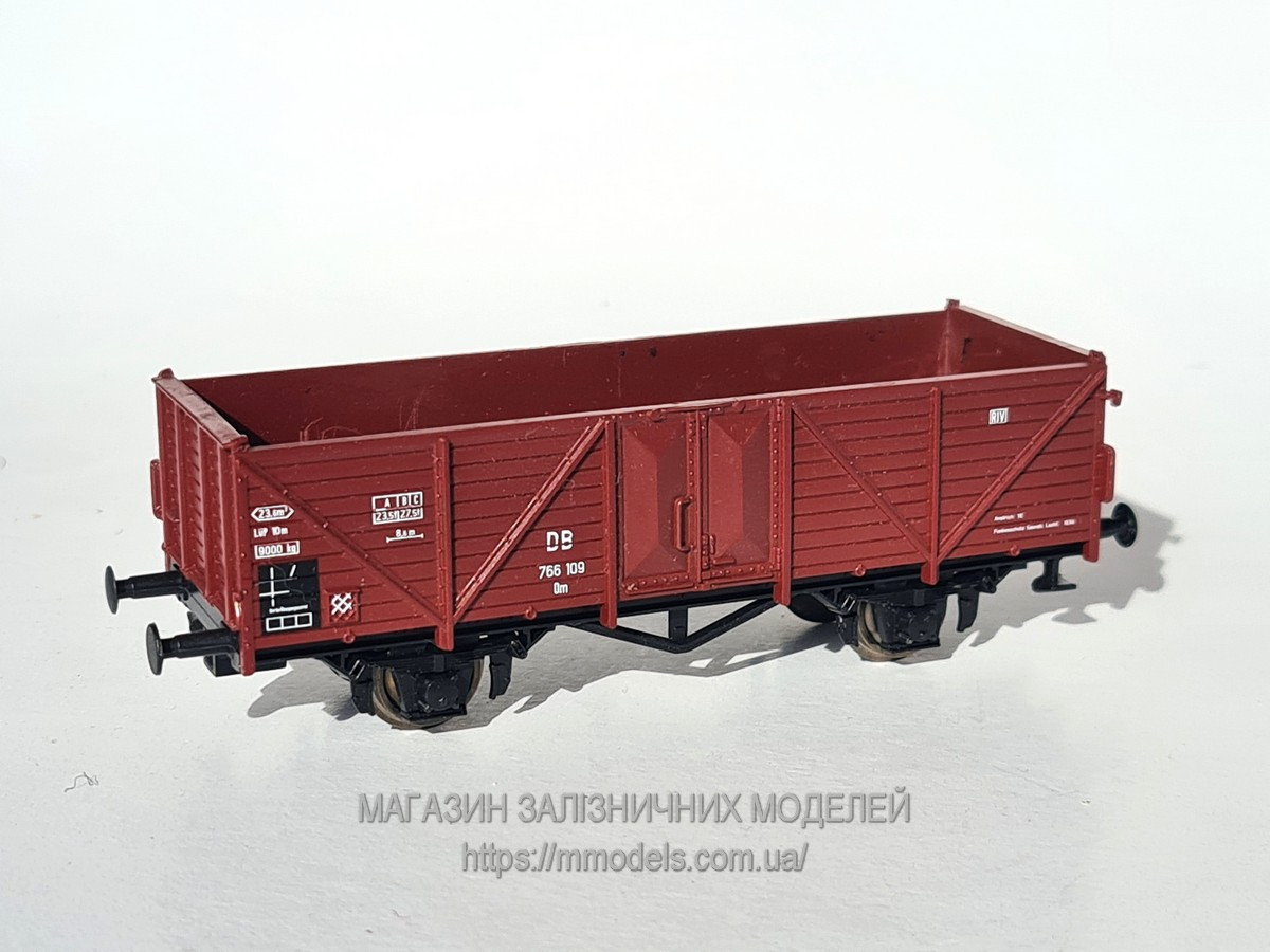 Roco модель 2х осного напіввагону #766109 Приналежність DB, стан бу, масштабу H0, 1:87