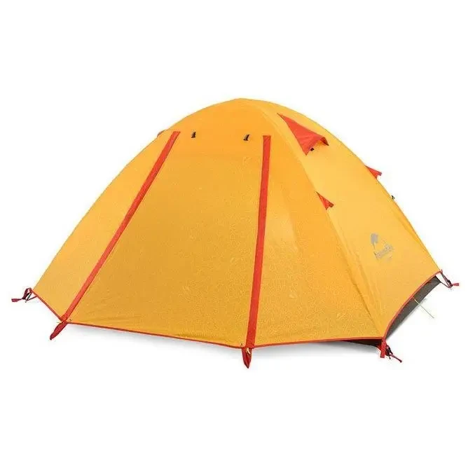 Намет Naturehike P-Series III (3-х місний) 210T 65D polyester Graphic NH18Z033-P помаранчевий