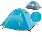 Намет Naturehike P-Series II (2-х місний) 210T 65D polyester NH18Z022-P блакитний, фото 7