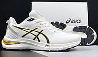 Asics Get-Excite 10 White мужские кроссовки Асикс текстиль белые весна лето легкие модные яркие