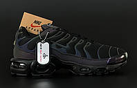 Мужские демисезонные кроссовки Nike Tn текстиль черные р 41-45