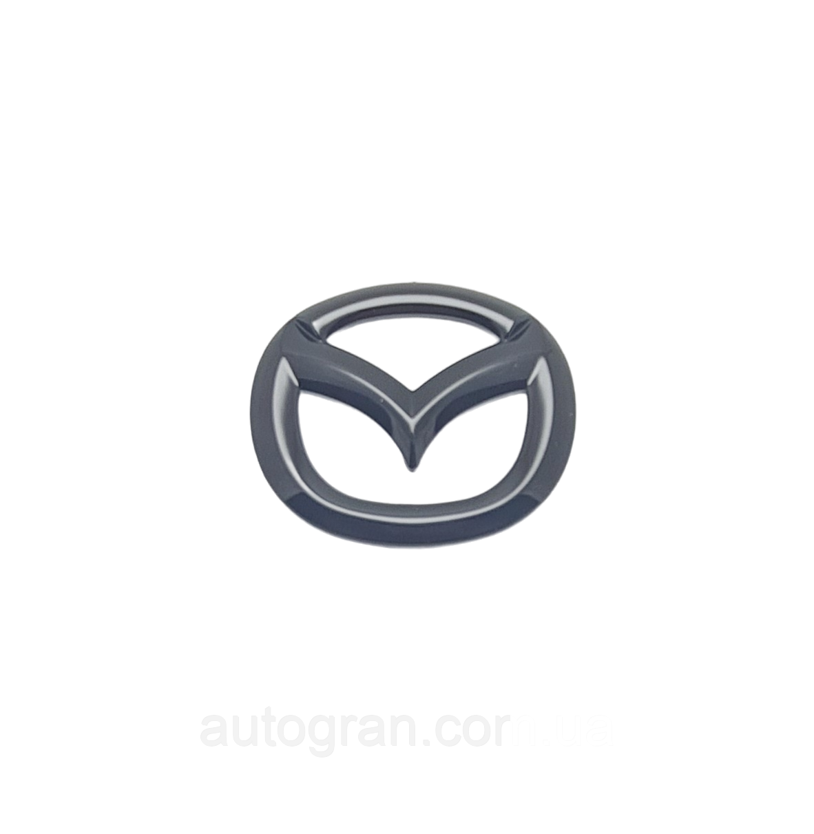 Накладка емблеми керма Mazda 57ммx45мм чорна, фото 1