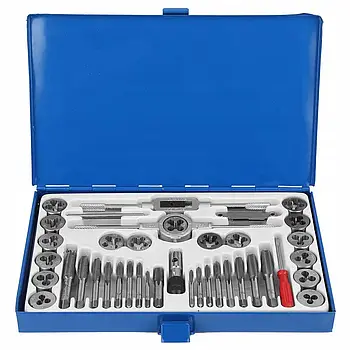 Набір мітчиків та плашок 40 од. а металевому кейсі Vorfal V07061