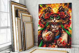 Картины по номерам 40*50 "Кошка Гадалка ©Маріанна Пащук" №53862, Brushme