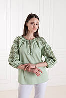 Женская красивая блуза с вышивкой, Женские нарядные блузы и рубашки, Украинский орнамент и вышиванки, M