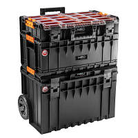 Ящик для инструментов Neo Tools модульная система, на колесах, 2 бокса+органайзер 84-278 b