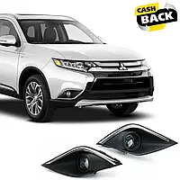 Протитуманки для Mitsubishi Outlander 2015-2021 (2 шт, Галоген), Протитуманні фари для Mitsubishi Outlander