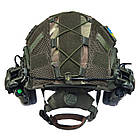 Шолом тактичний Fast TEAM WENDY Helmet NIJ IIIA + Навушники Earmor M31 MOD3 з чебурашкою + кавер, фото 7