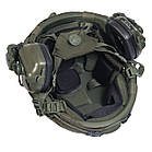 Шолом тактичний Fast TEAM WENDY Helmet NIJ IIIA + Навушники Earmor M31 MOD3 з чебурашкою + кавер, фото 3