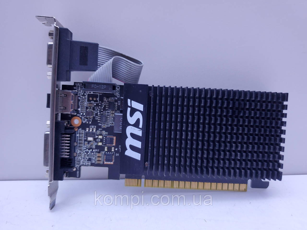 Відеокарта MSI GeForce GT 710 1GB (GDDR3,64 Bit,HDMI,PCI-Ex, Б/у)