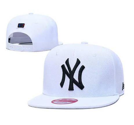 Кепка Snapback New York Yankees NY MLB Нью-Йорк Янкіз Біла, фото 1