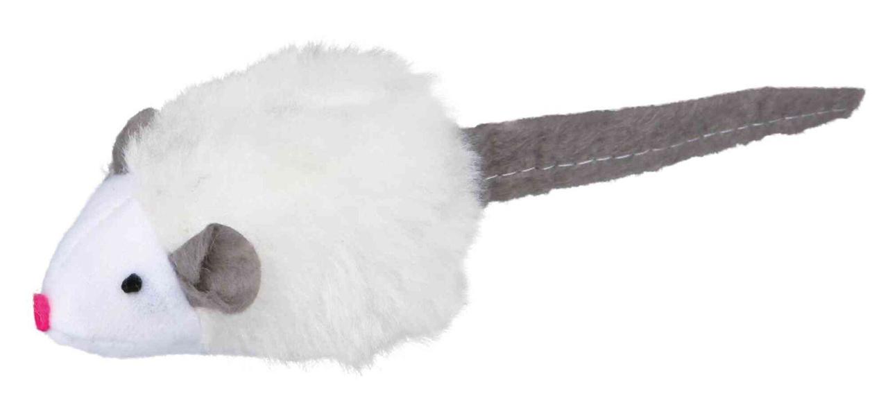 Іграшка для котів Trixie Мишка-пищалка з мікрочіпом 6 см