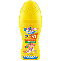 Средство от загара Біокон Sun Marina Kids Солнцезащитный спрей для детей SPF 50 150 мл 4820064562087 b