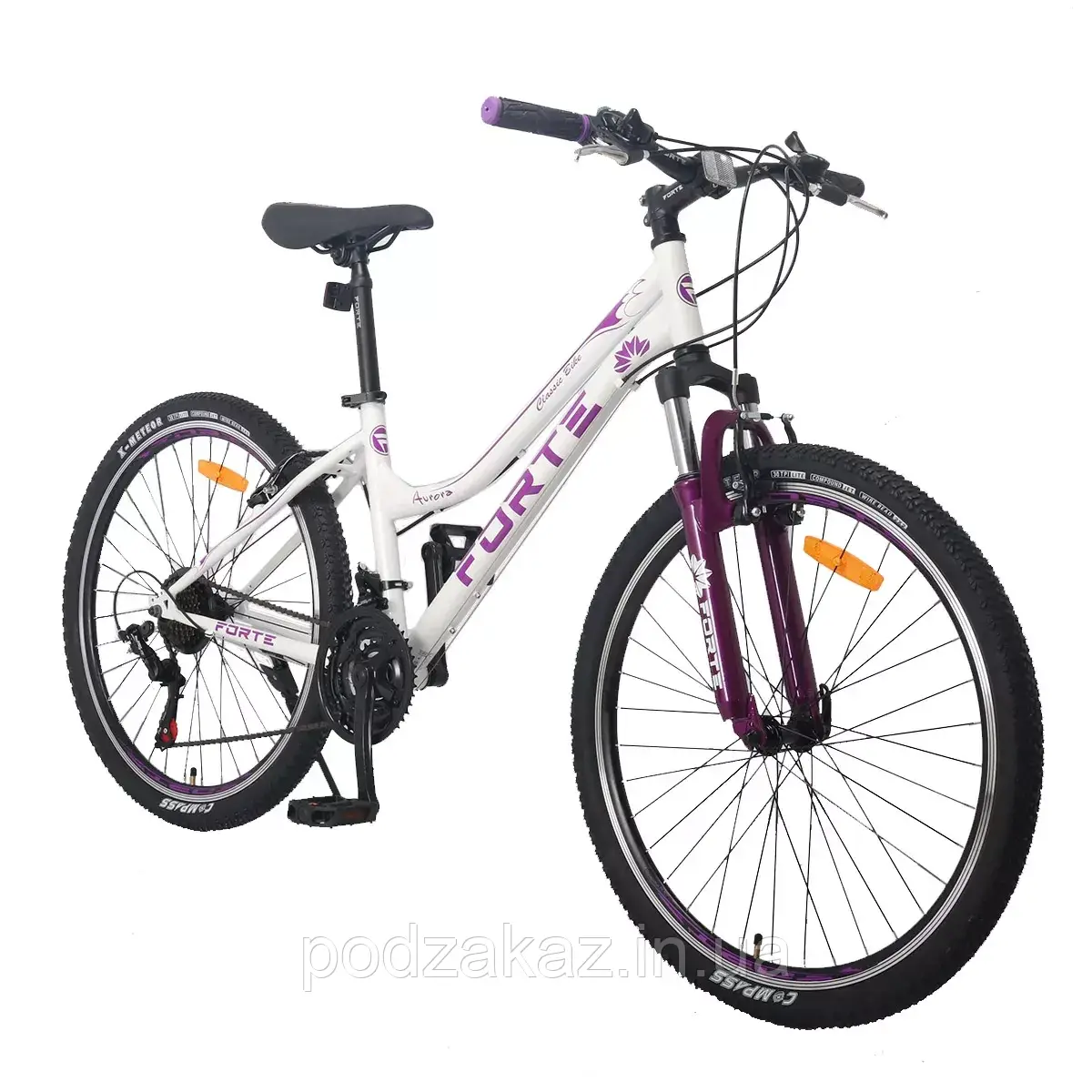 Велосипед Forte Aurora Women Bicycle МТВ 26"/15" біло-рожевий HLZ, фото 1