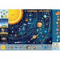Плакат Звезда: Детская карта солнечной системы А2(у) (15)