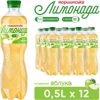 Напиток Моршинська сокосодержащий Лимонада со вкусом со вкусом Яблока 0.5 л 4820017002868 b
