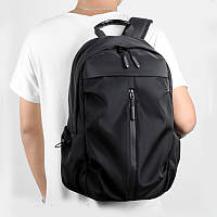 Рюкзак міський з підключенням повербанку 45х30,5х15 FeeSi чорний + Подарунок
