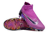 Бутсы Nike Phantom GX FG футбольные копы найк фантом фиолетовые футбольная обувь найк бутсы nike
