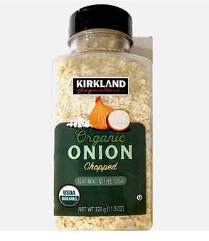 Лук сушеный Kirkland Signature Organic Dried Chopped Onion 320 г США, фото 2