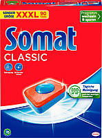 Таблетки для посудомоечной машины Classic Somat, 90 шт (Германия)