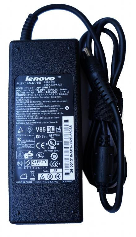 БП Lenovo 20V 4,5A (5.5*2.5) Супер качество!! - фото 3 - id-p368586963