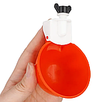 Поїлка для птахів із гвинтом, чашкова поїлка (курки, качки, гуси, індички, перепели, фазани тощо), фото 6